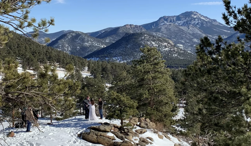 Rocky Mountain National Park in the Winter - Colorado Winter Elopement